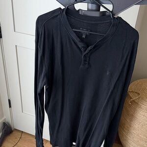 Brixton Black Henley Shirt